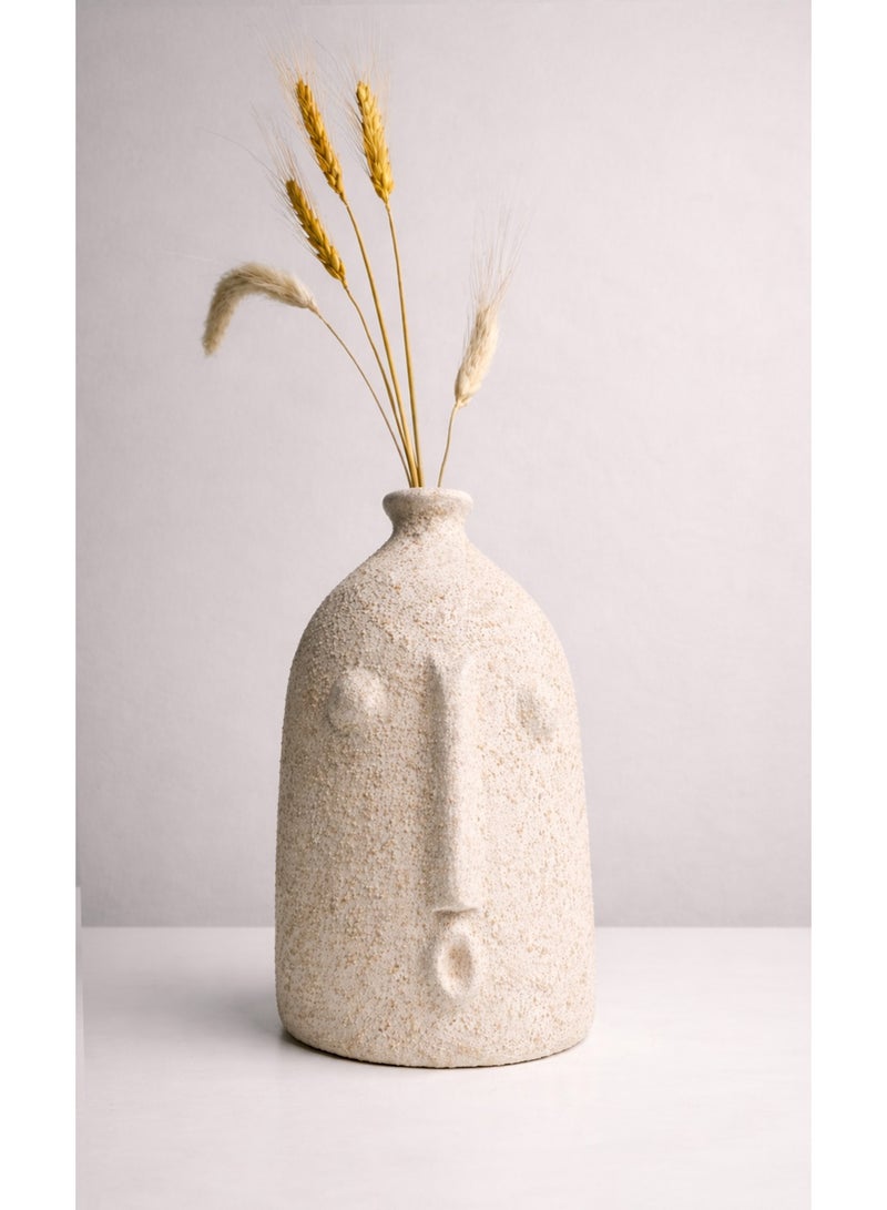 كلوك مزهرية ألفيو البيضاء  (تشمل نبات مجفف) - Image 2